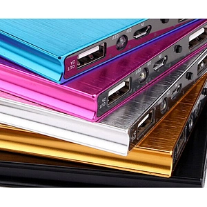 aluminium high capacity mobile power bank 10000mah