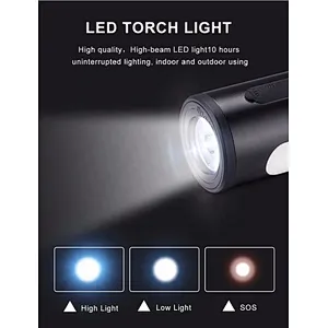 Audiophile Powerbank Speaker Torch Light Water Resistant Stereo Outdoor Wireless Bluetooth Speaker