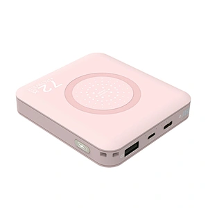 Mini Portable 7200mah Wireless Charger Type C Power Bank
