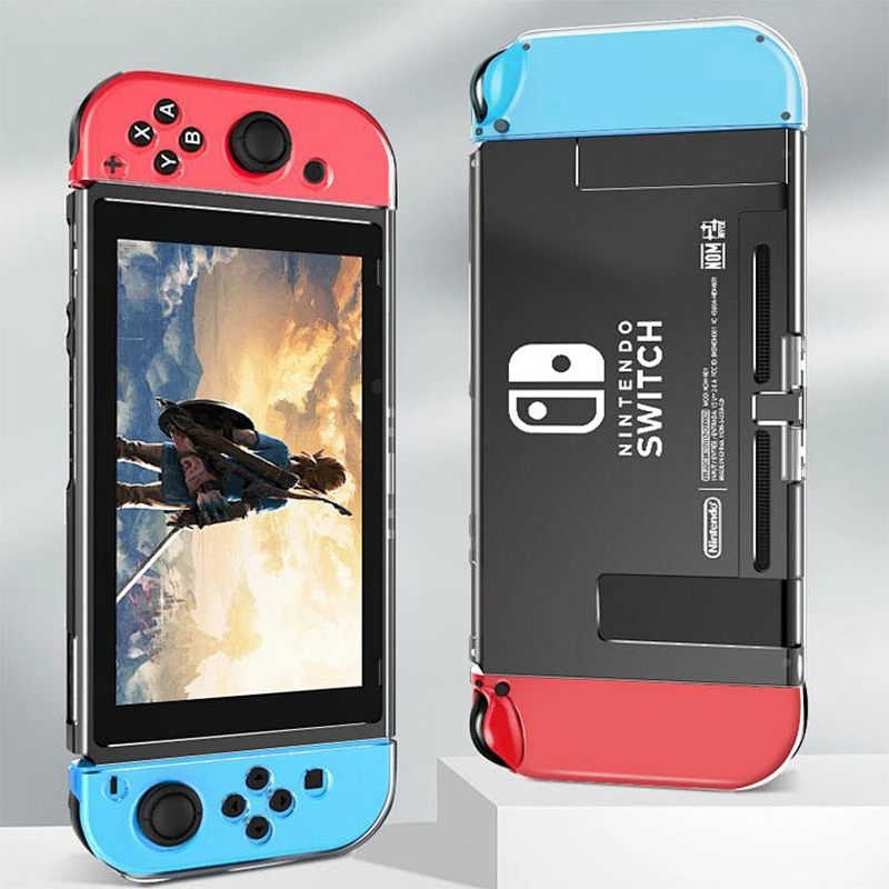 Full Body Hard Clear Case for Nintendo Switch Clear Case  Soft Crystal Clear TPU Protective Case Cover