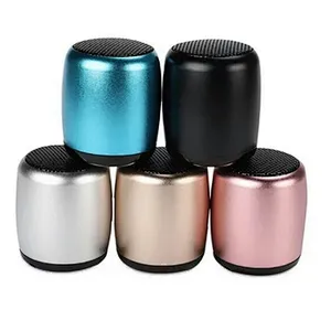metal aluminum remote shutter gift wireless Blue tooth mini speakers