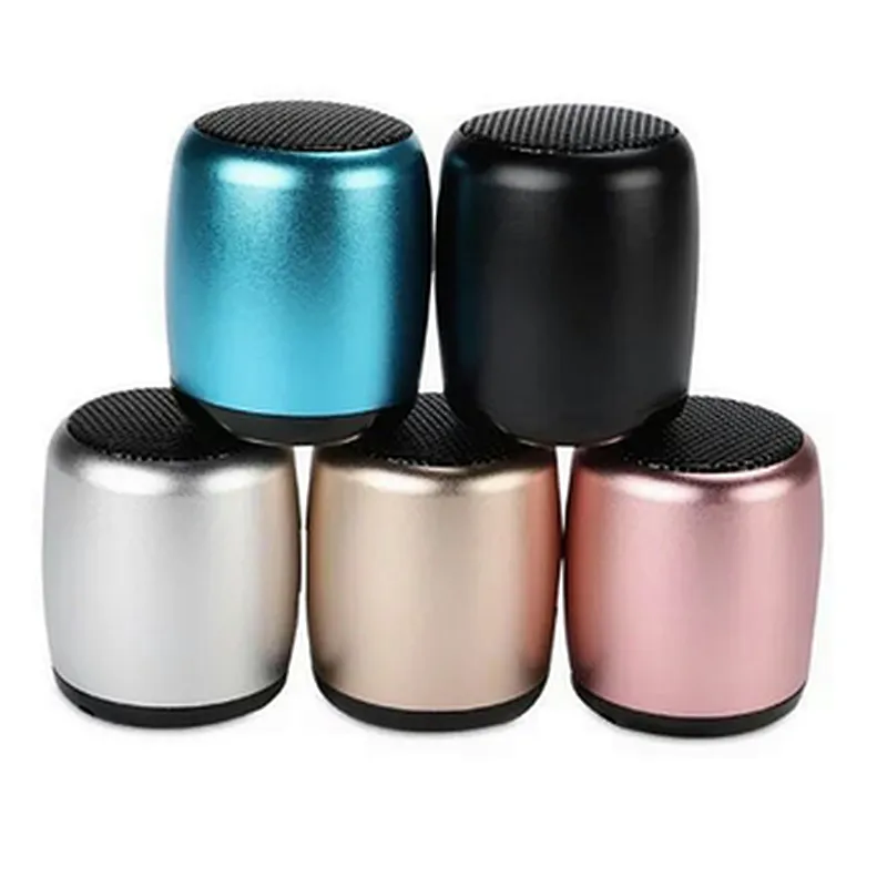 metal aluminum remote shutter gift wireless Blue tooth mini speakers