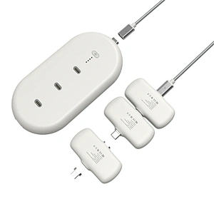 With 3 pcs Mini Power Banks 5000mAh Magnetic Mobile Power Bank