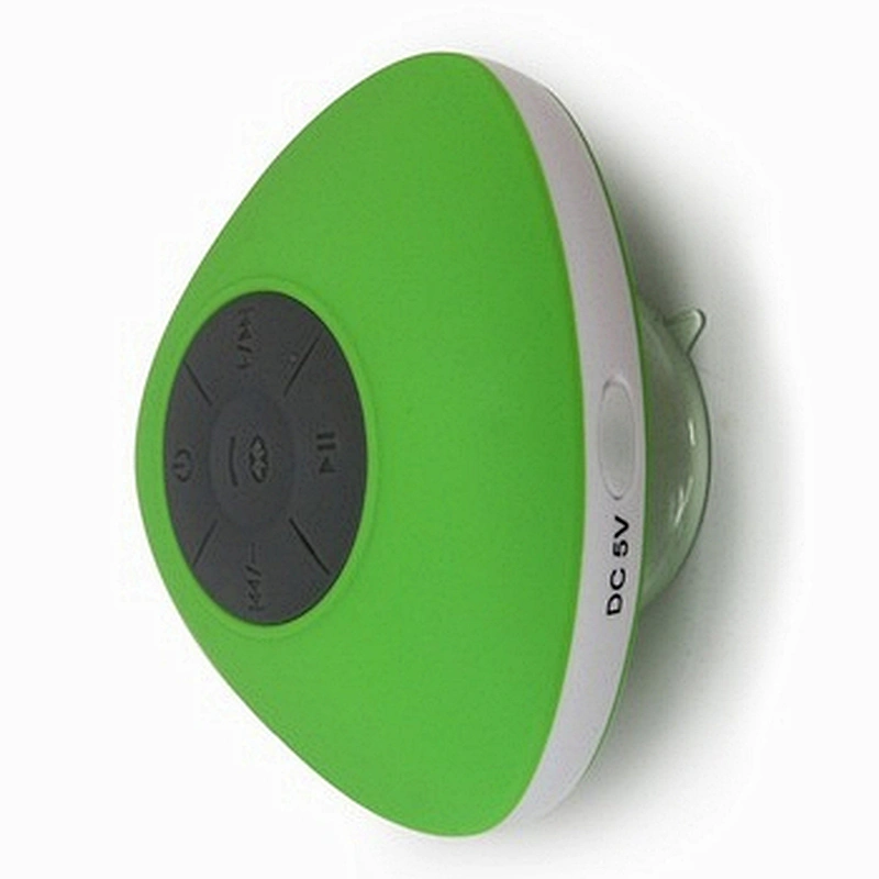 Ipx4 Water Resistant Handsfree Sucker Wireless BT Bathroom Speaker