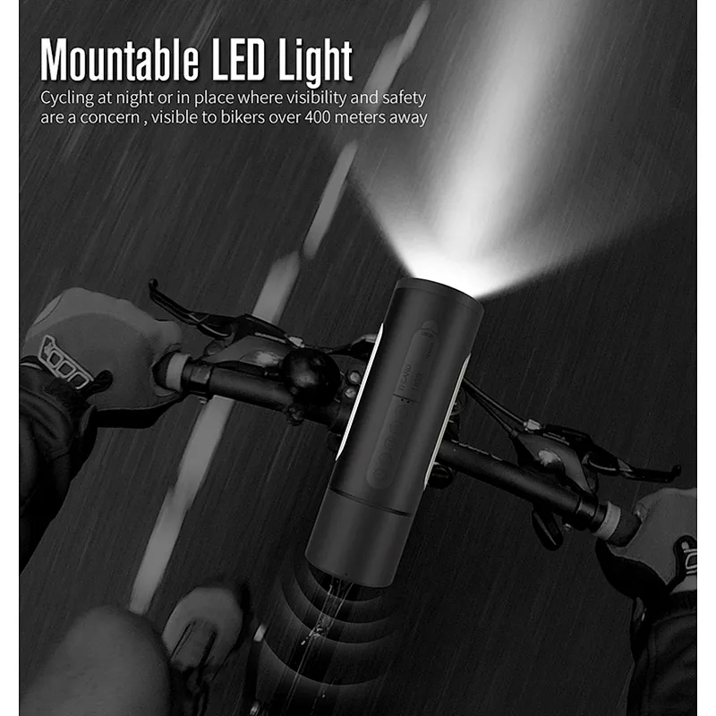 OEM Multifunctional Aluminum Emergency Waterproof Powerbank Torch Light Wireless Speaker