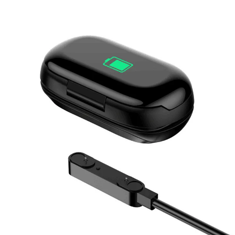 TWS Earbuds Twins Wearable Mini Wireless Stereo Watch Earphone