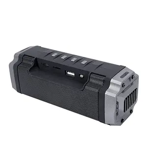 3D Surround Sound Bluetooth FM Portable Wireless Outdoor Stereo Speaker