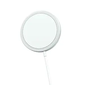 stock Magnetic Wholesale mobile phone charger i12 Pro Qi faster 15w wireless magnet charger