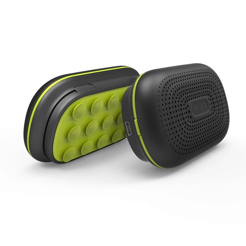 Fashion 3000mah 3 In 1Phone Holder Rechargeable Battery Suction Cup Wireless Speaker Power Bank