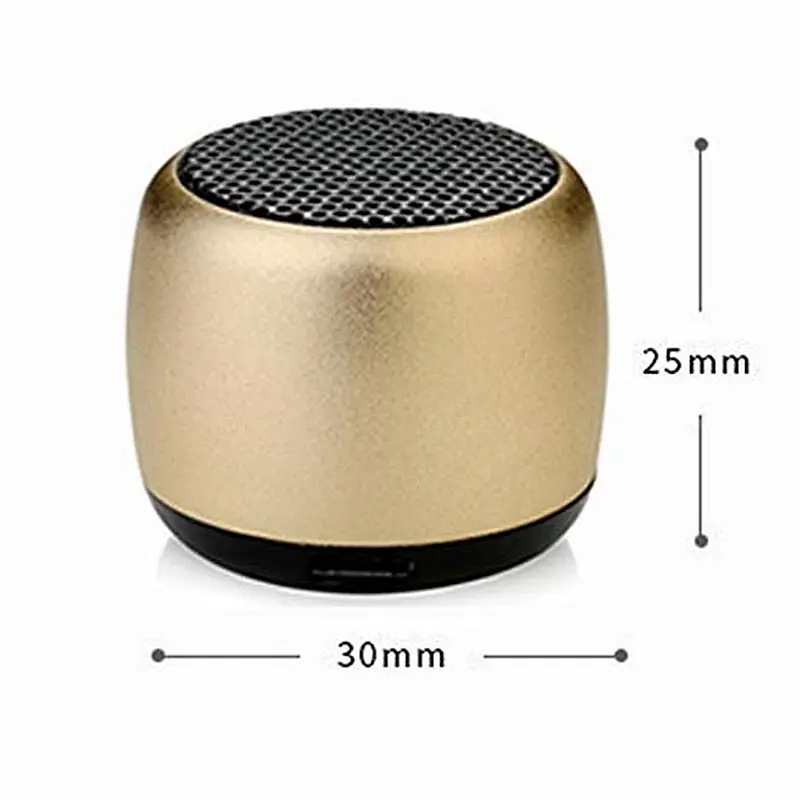 Customized rgb Microphone Power Subwofer Xiaomi Mini Round Wireless Bluetooth Speaker for jbl