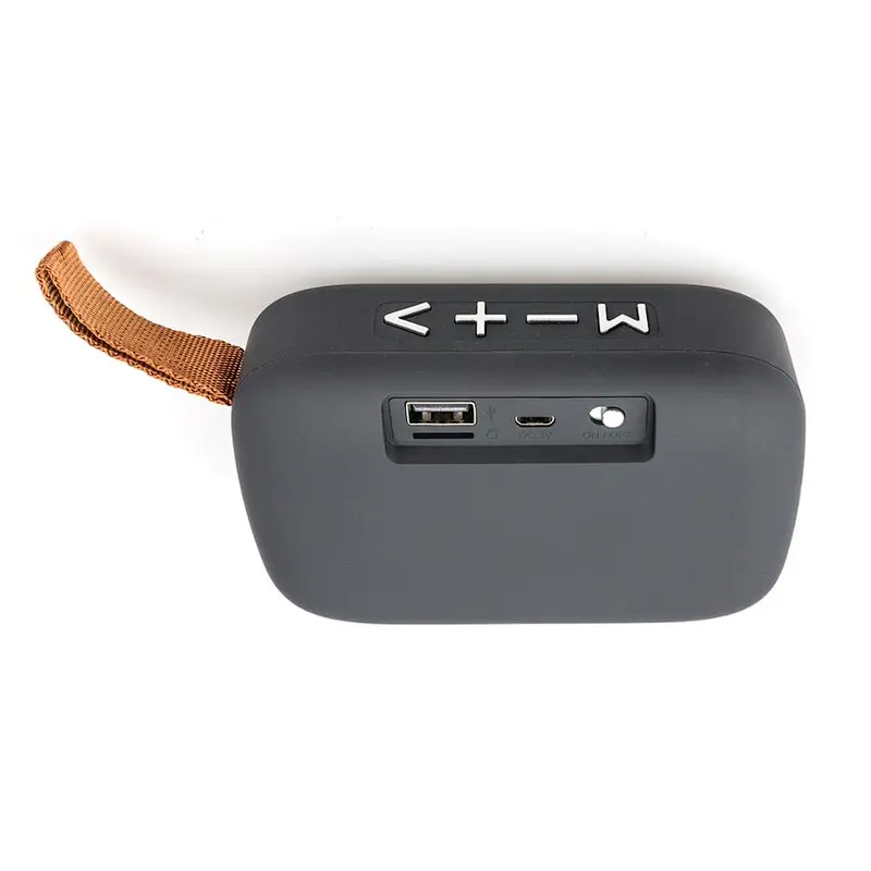 oem logo portable cube mini wirelss fabric handheld speaker