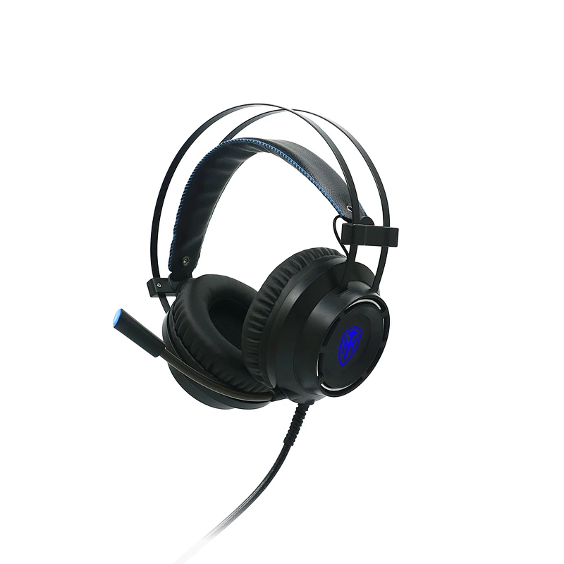 On Ear Earphone Stereo Sound Noise Cancelling PU Razer USB Headset 7.1 LED Surround Sound Wired DJ Mic Gaming Headset Headphone