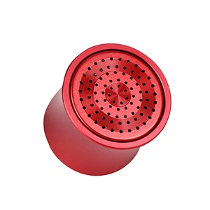 Blue Tooth Stereo Sound Wireless Rechargeable BT Metal Alloy Small Waist Curve Aluminum Bluetooth Mini Speaker