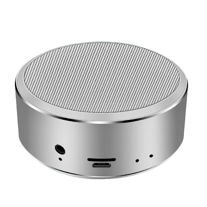Mini Portable Round Speaker Aluminium Bluetooth Wireless Speaker