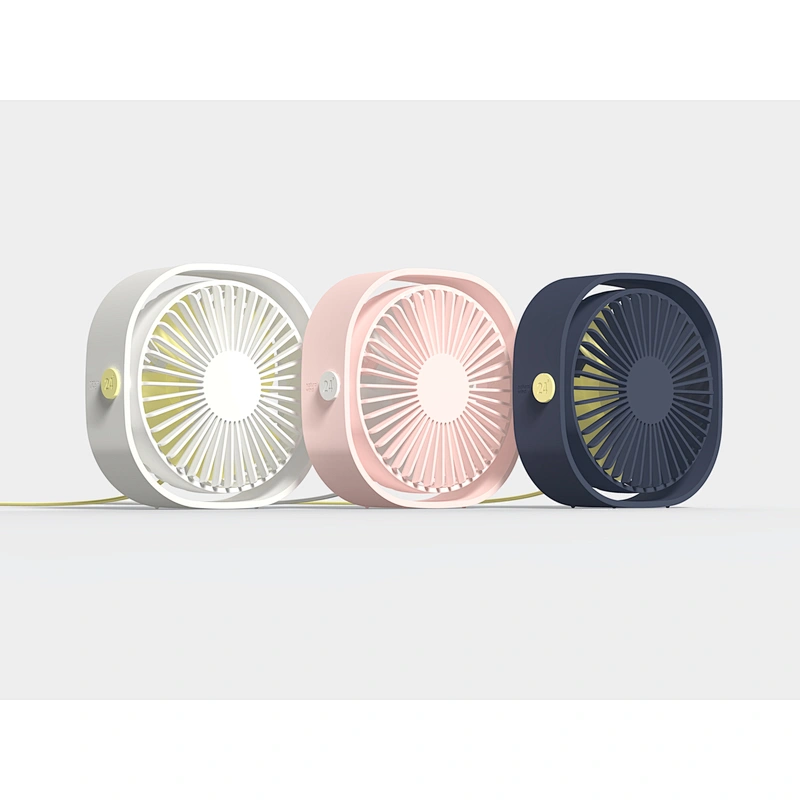 Plastic Air Cooler Fan Electric Cooling USB Mini Desk Rechargeable Fan