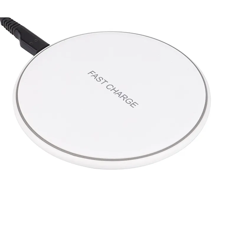 Round Slim 10W 7.5W Fast Wireless QI Charger