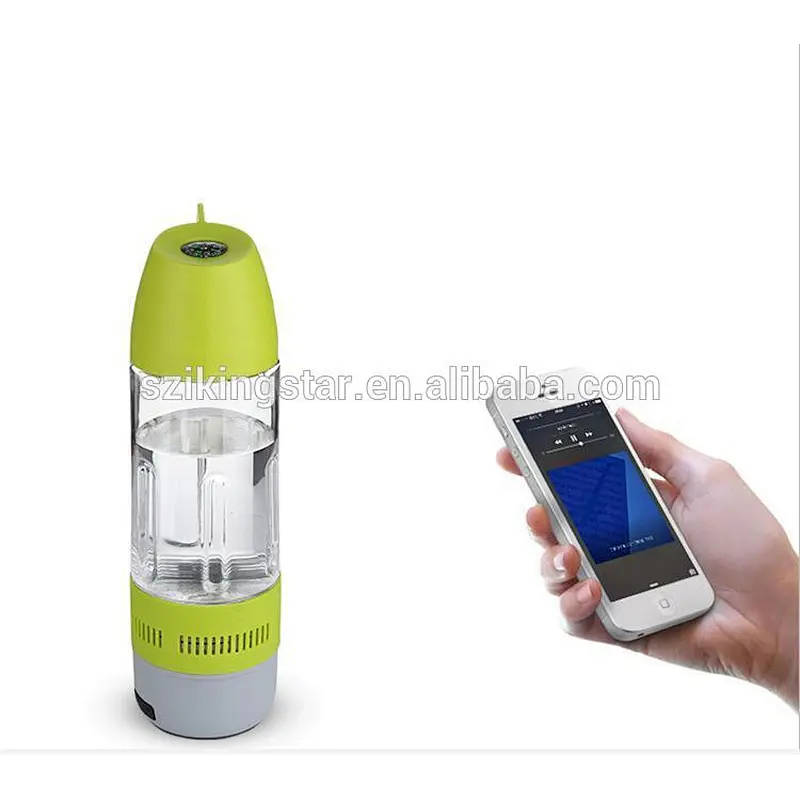 waterproof portable charge power bank 2000mah wireless speaker water music bottle speakers