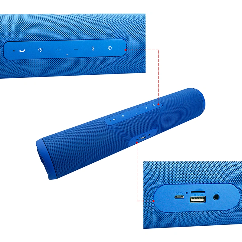 Wholesale Wireless Home Stereo Super Bass Portable Fabric Portable Sound Bar Speaker
