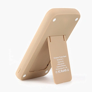 promotion  portable Qi Wireless quick Charger stand Power banks 6000mah