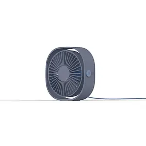 Promotion gifts wholesale Summer Outdoor office 2000mAh desktop rechargeable fan portable mini usb Square table stand Fan