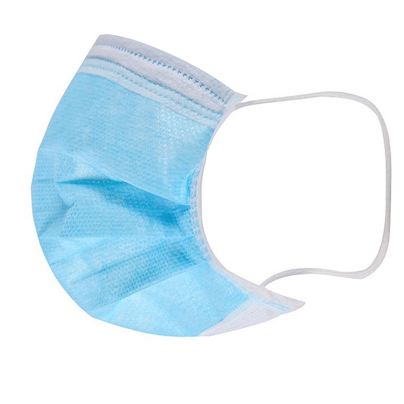 Dhl Free Shipping China Non-Woven Earloop Disposable  3Ply Facemask