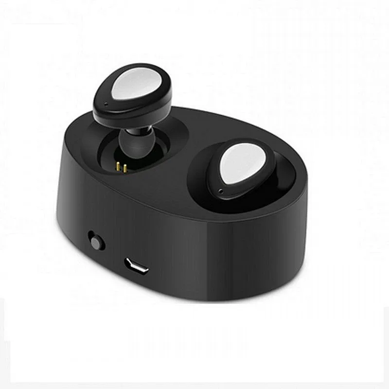 Sports Dual Ear Colorful Wireless Charging Box TWS Mini Earbuds Bluetooth Earphone