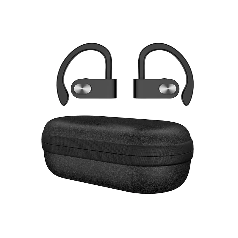 KINGSTAR TWS True Wireless Megnetic Auriculares Waterproof Noise Cancelling Sports Ear Hook Earbuds With Eva Case