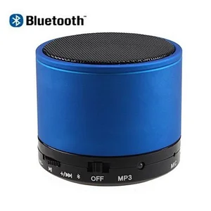 music speaker with radio round shape metal S10 mini speaker