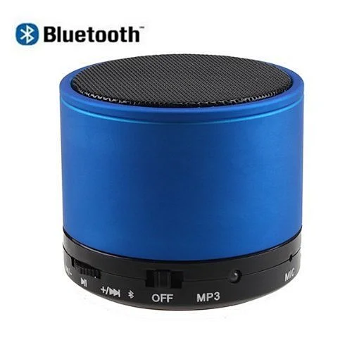 music speaker with radio round shape metal S10 mini speaker