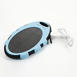 Double USB Ports 5000mah Cell Phone Charger Solar Power Bank
