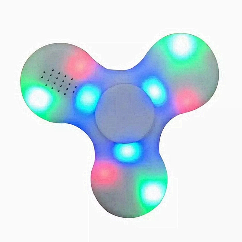 Portable Mini Led Light Spinner Wireless Bluetooth Speaker