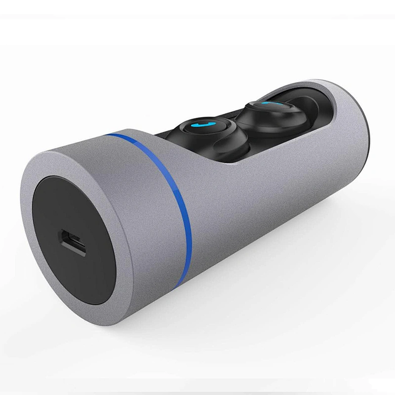 IPX6 waterproof TWS BT 5.0 wireless earbuds with charging box