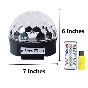DJ stage stereo sound portable crystal disco ball light wireless blue tooth speaker
