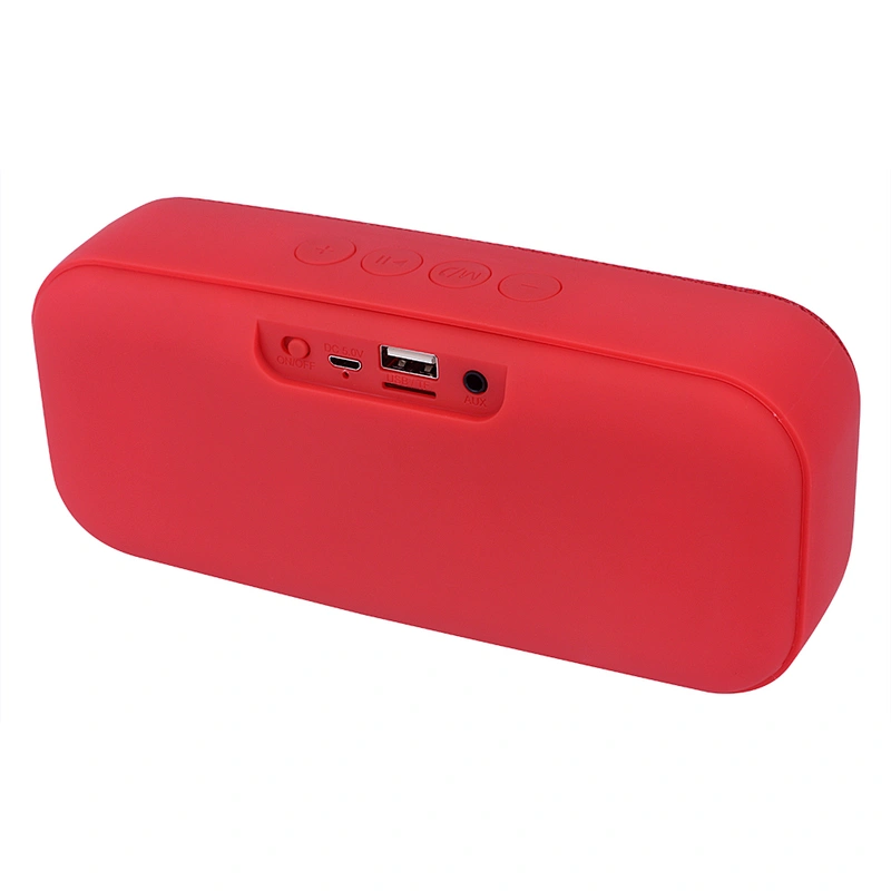 printing logo wireless stereo rectangle fabric speaker