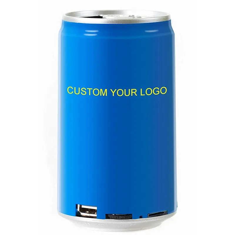Oem Design Promotion Gift Tin Can Shape Wireless Bluetooth Speaker