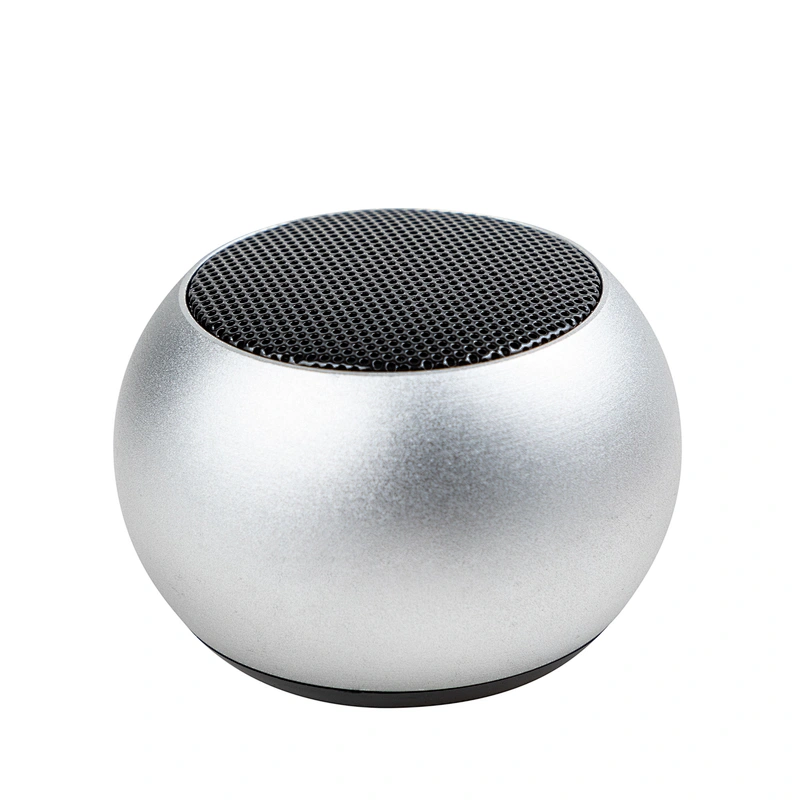 High Quality Handsfree 3W Remote Control Selfie Round Blue Tooth Wireless Mini Metal Speaker