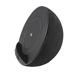 Cell Phone Holder Qi Wireless Fast Charger Bluetooth Speaker
