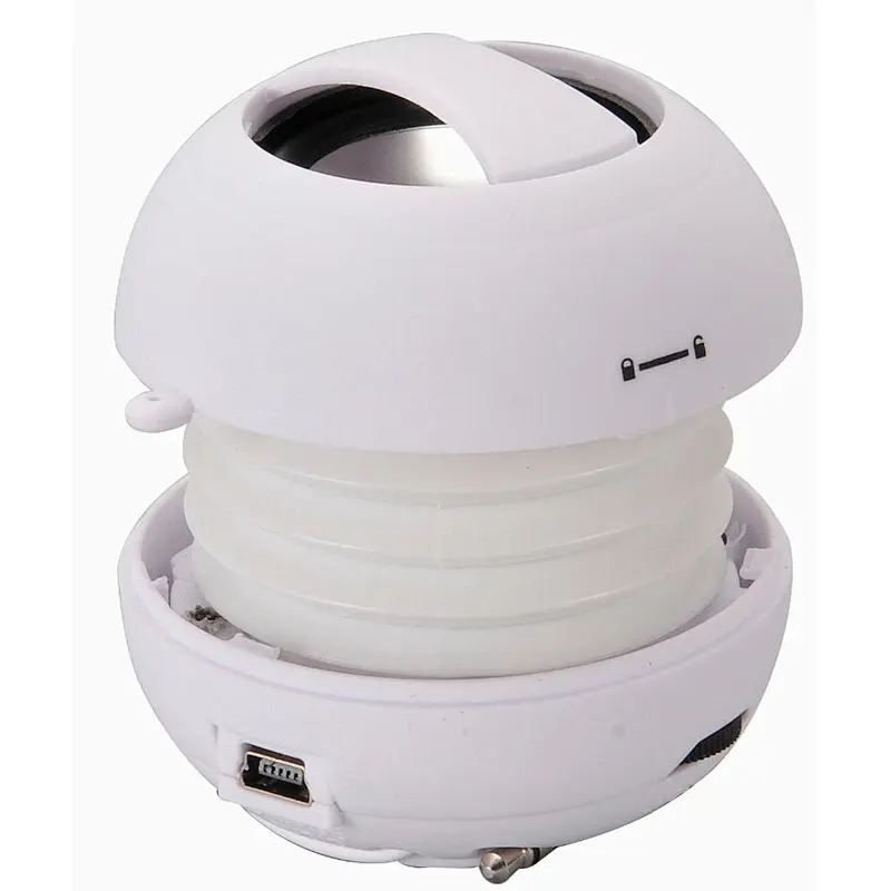 Cheap Promotion Round Mini Wired Small Hamburger Speaker