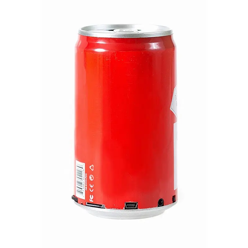 Oem Design Promotion Gift Tin Can Shape Wireless Bluetooth Speaker