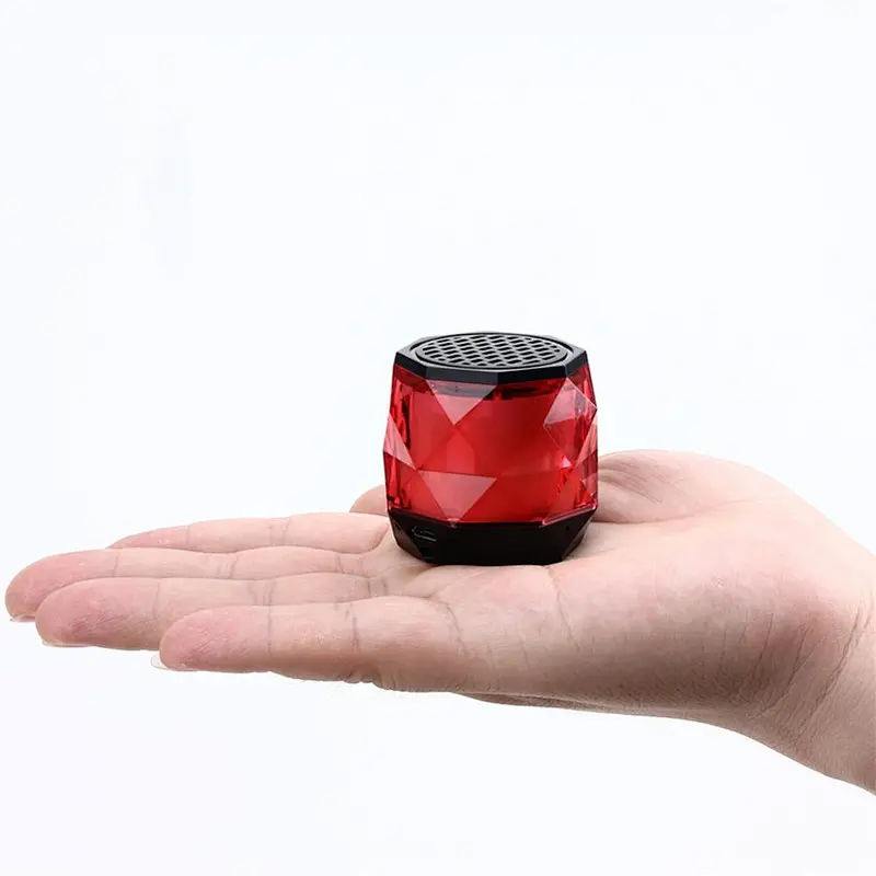 Mini 3W Promotion Crystal Led Color Changing Wireless Speaker