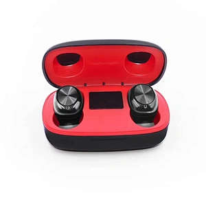 BT 5.0 Wireless Earbuds Noise Cancelling Mini In-ear LED Display TWS Earphone