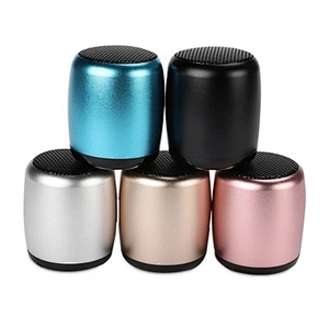 Eonline Metal Bluetooth Mini Speaker Wireless Portable Soundbox TWS True Wireless Loudspeaker Outdoor Speakers