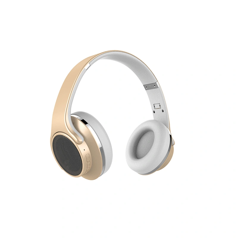 BT5.0 Over Ear Cordless Headband with Speaker Wireless Headphones