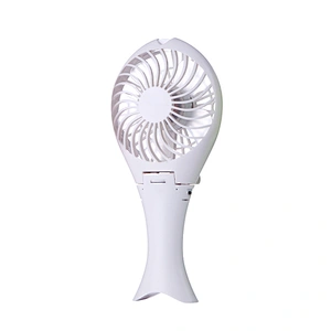 oem mini office outdoor travel camping folding handfan small portable rechargeable usb charging fish foldable Handheld fan