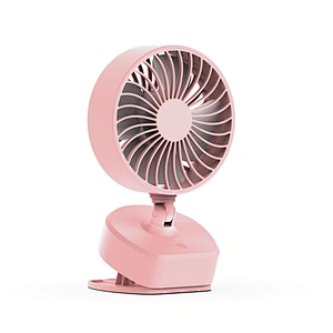 360 degree Rotation USB Rechargeable mini desktop clip fan
