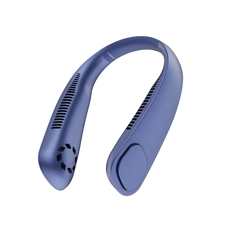 portable rechargeable small hanging neck fan price outdoor cooling fans Bladeless Lazy mini usb Neckband Fan