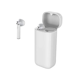 Tws OEM Factory Print Your Logo In Earbuds V5.0 True Wireless Stereo Earphone with battery charger