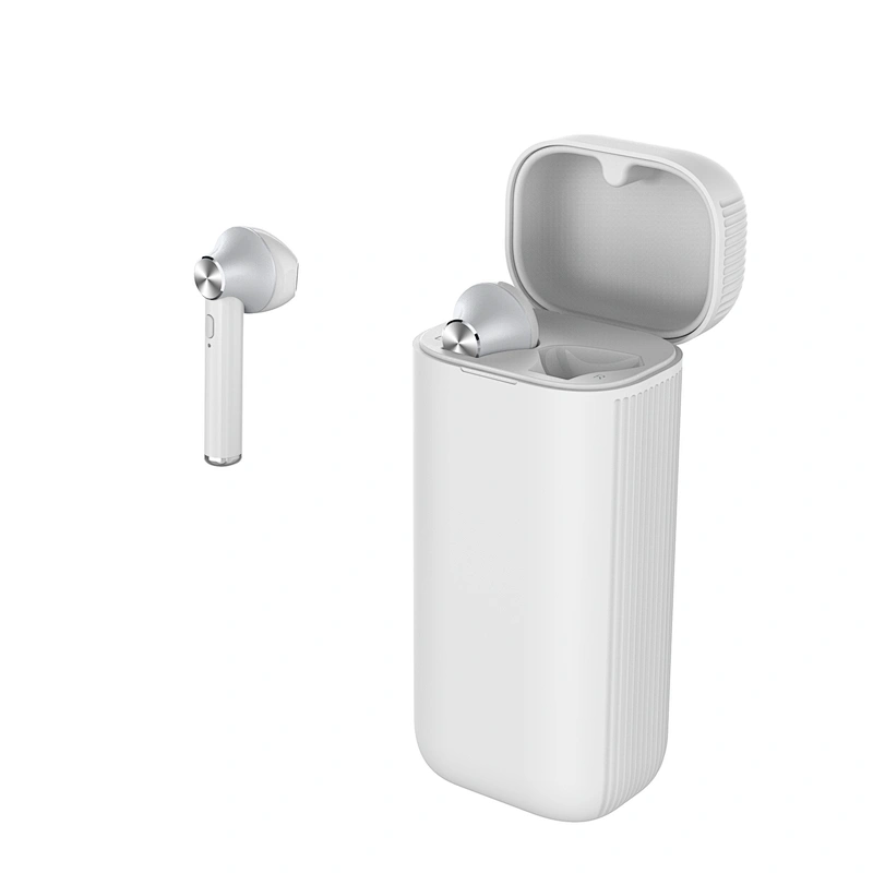Tws OEM Factory Print Your Logo In Earbuds V5.0 True Wireless Stereo Earphone with battery charger