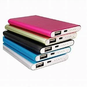 Custom brand 2500mAh dual usb Ultra Slim battery Charger