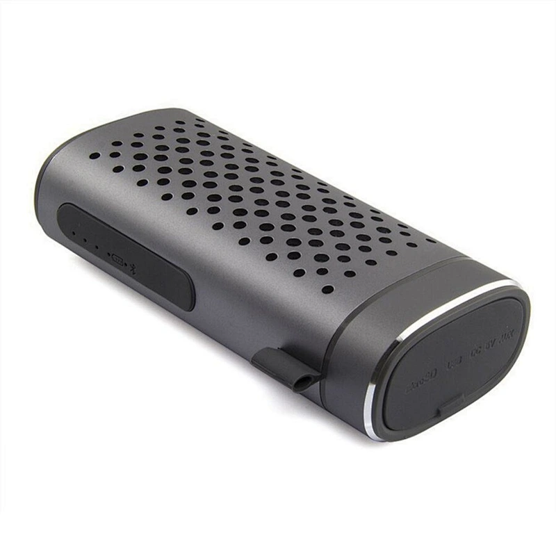 3000mah Super Bass Wireless Mini Aluminum Mesh Stereo Metal Powerbank Bluetooth Speaker